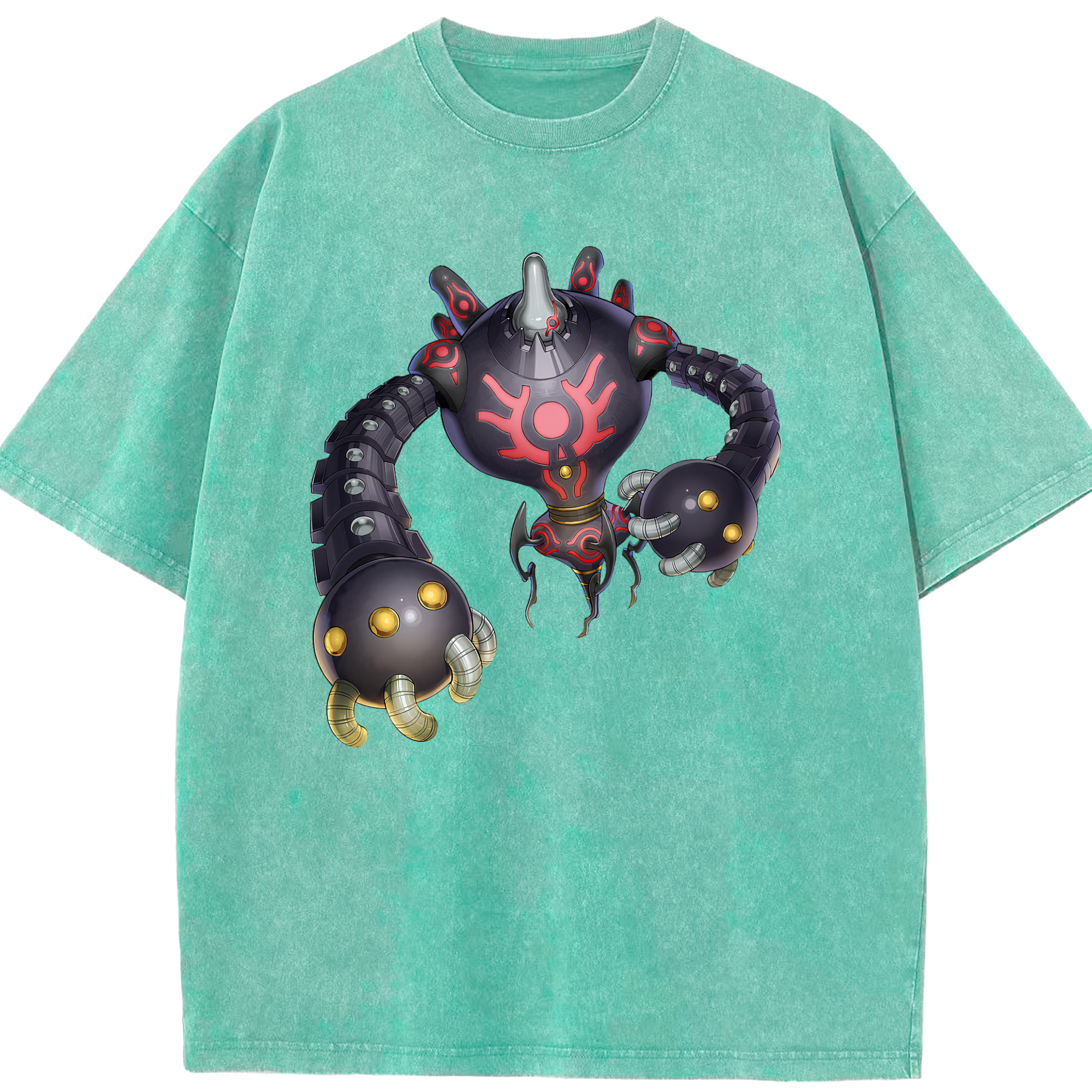 （画像用） 遊☆戯☆王 Yu-Gi-Oh! 綿100% ヴィンテージ風 半袖Tシャツ（フロントプリント）